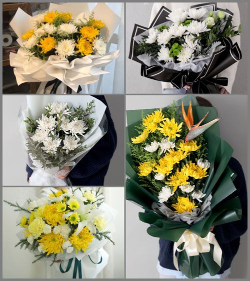 福建宁德周宁县七步镇八蒲村白事花束代送